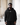 A man in a black hoodie featuring a leopard print, showcasing a stylish and relaxed fit designed for winter activities.